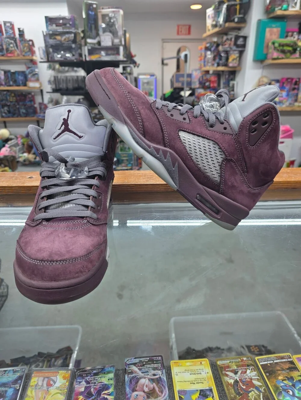 Nike Air Jordan 5 Retro SE Deep Burgundy Graphite Suede DZ4131-600 Men's 11.5